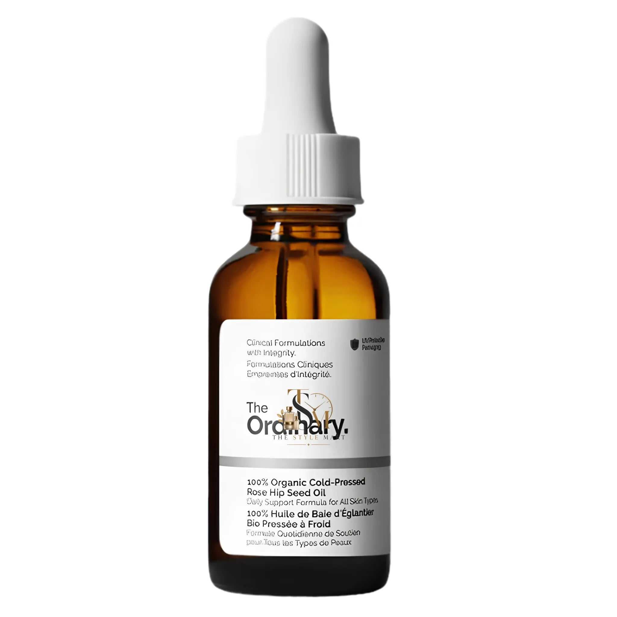 The Ordinary 100% Organic Cold-Pressed Rose Hip Seed Oil 30ml | Face Oil for Brightening & Anti-Aging