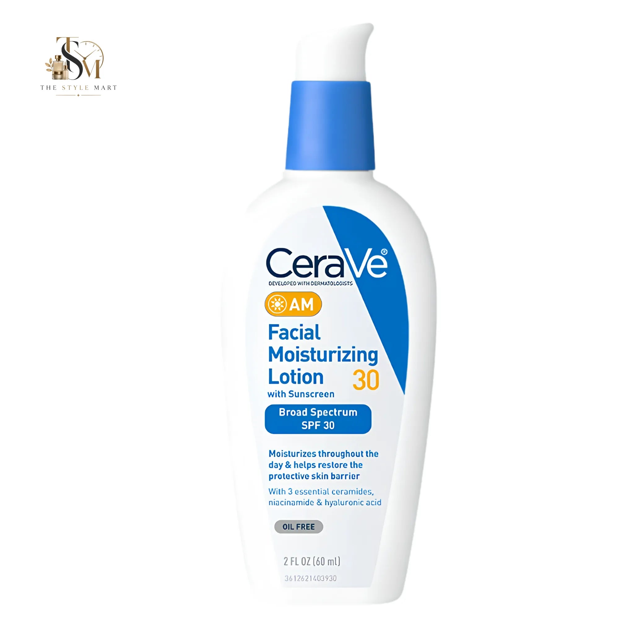 CeraVe AM Facial Moisturizing Lotion SPF 30 with Hyaluronic Acid & Ceramides 60ml