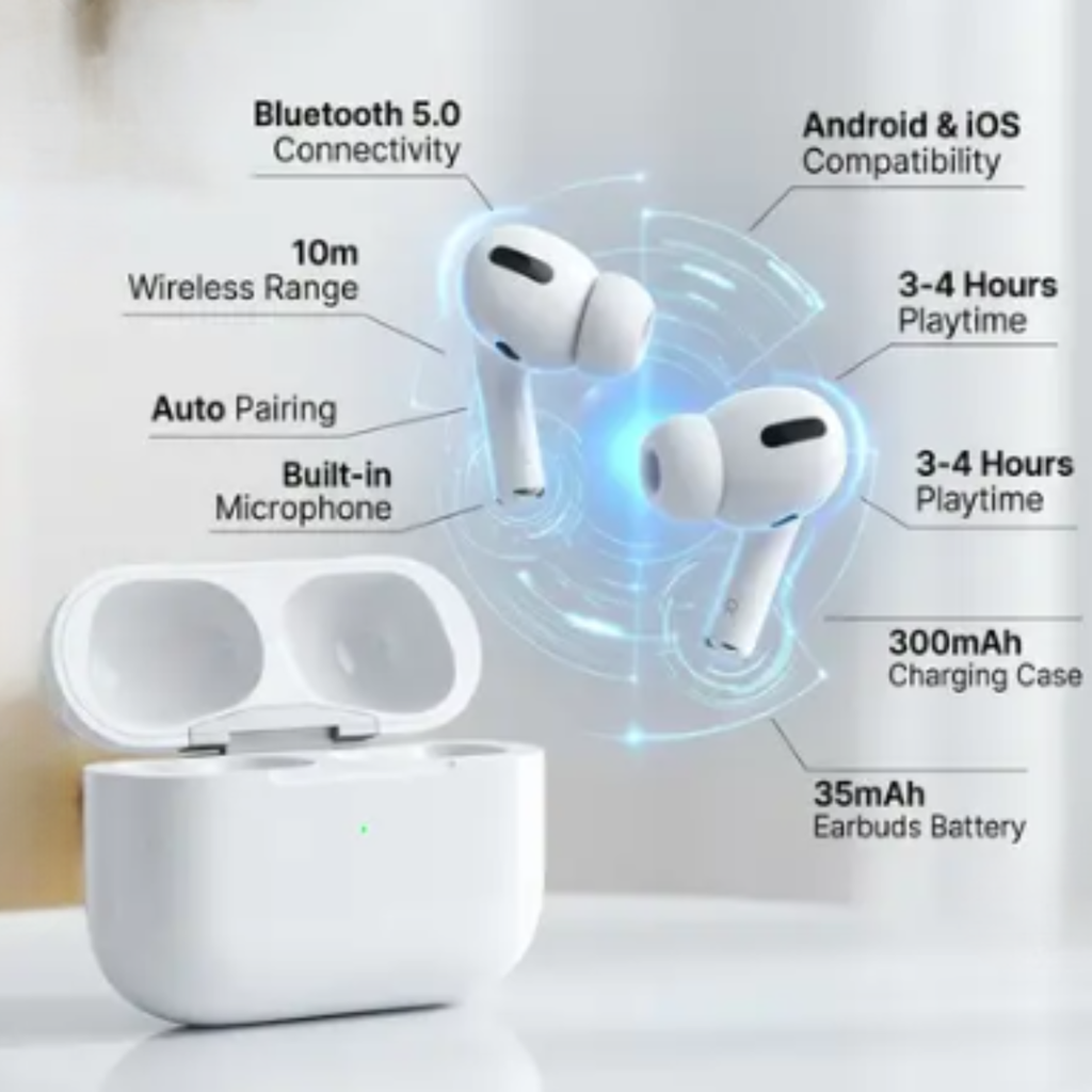 Airs Pro 2 Wireless Earbuds – Premium TWS Edition