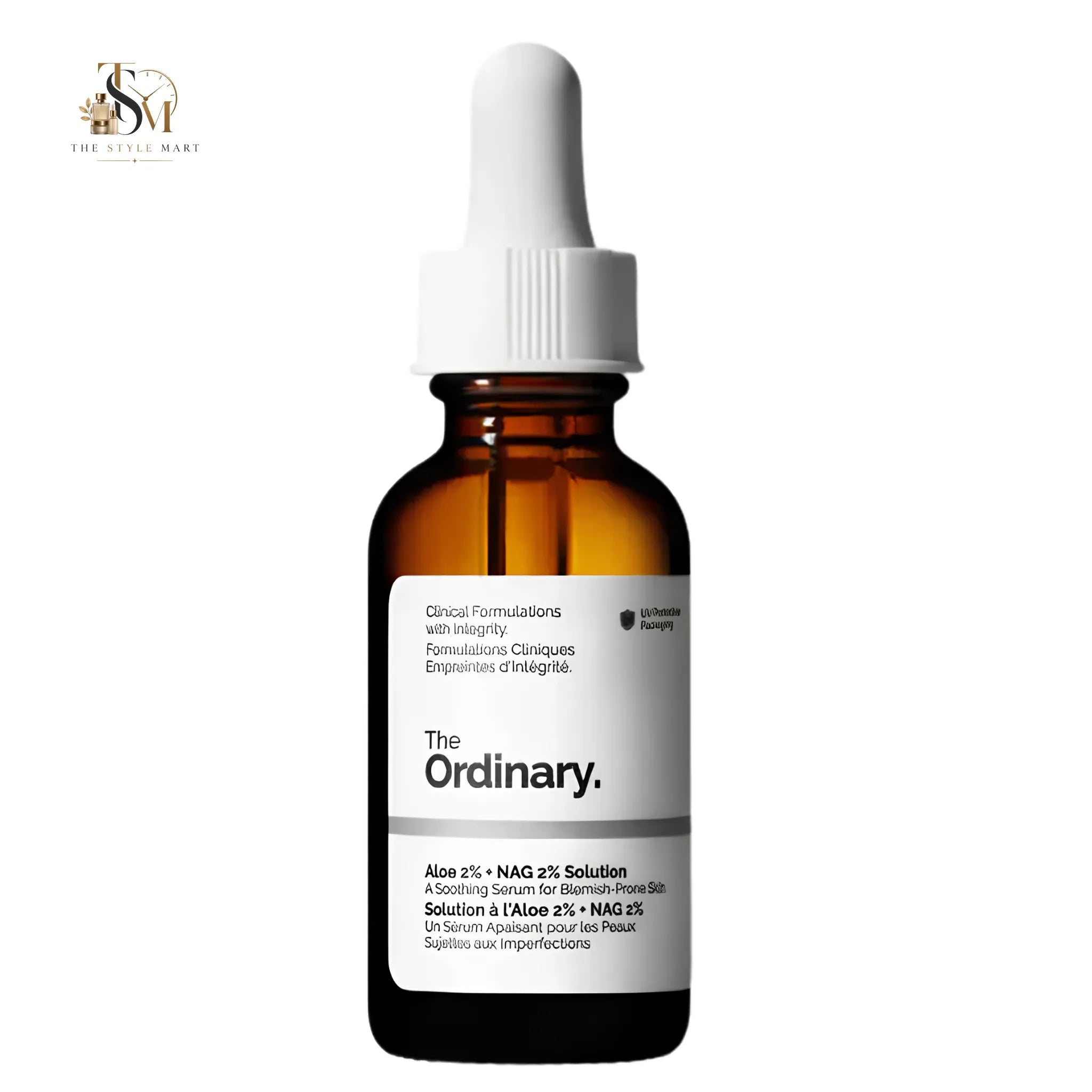 The Ordinary Aloe 2% + NAG 2% Solution 30ml | Serum for Acne Marks & Uneven Skin Tone