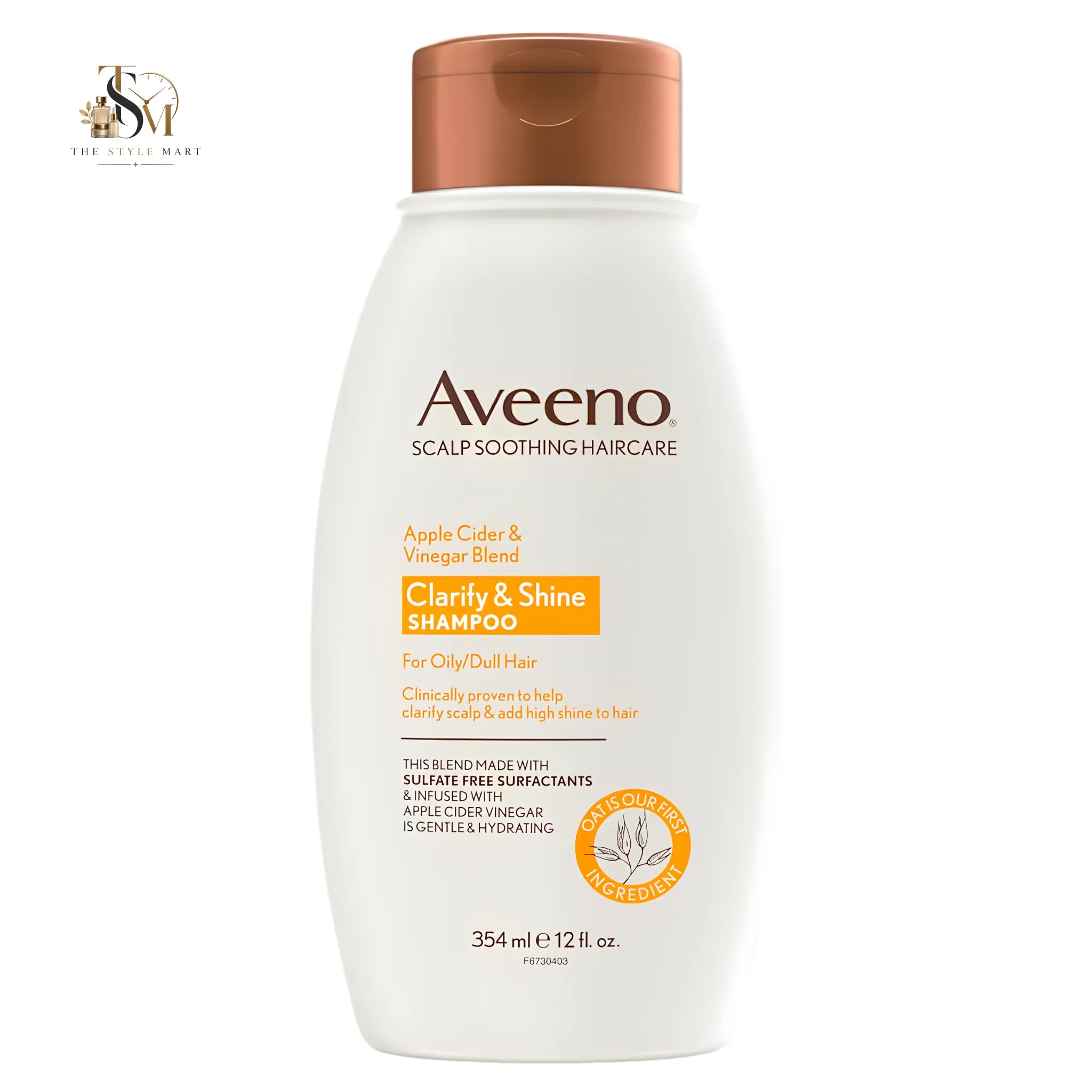 Aveeno Apple Cider Vinegar Clarify & Shine Shampoo 354ml