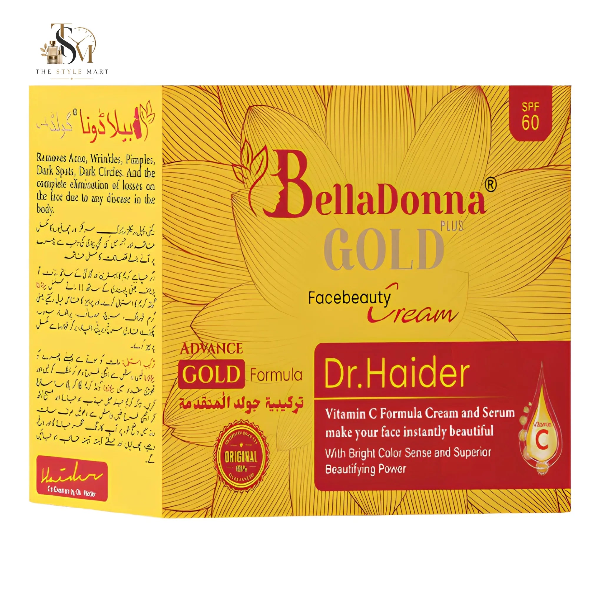 Dr Haider Bella Donna Gold Plus Face Beauty Cream