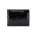 Black Crocodile Texture Leather Wallet
