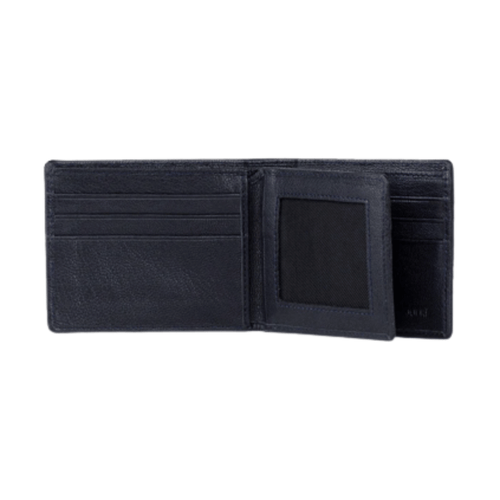 Black Crocodile Texture Leather Wallet