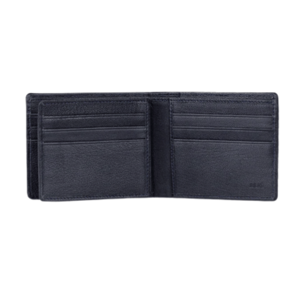 Black Crocodile Texture Leather Wallet