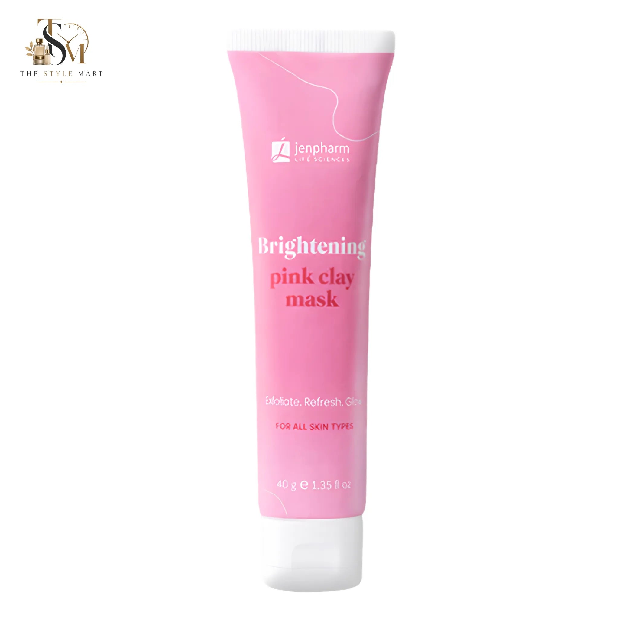 Jenpharm Brightening Pink Clay Mask 40g