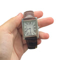CTR Brown Leather Strap With Classic Clean White Dial Watch