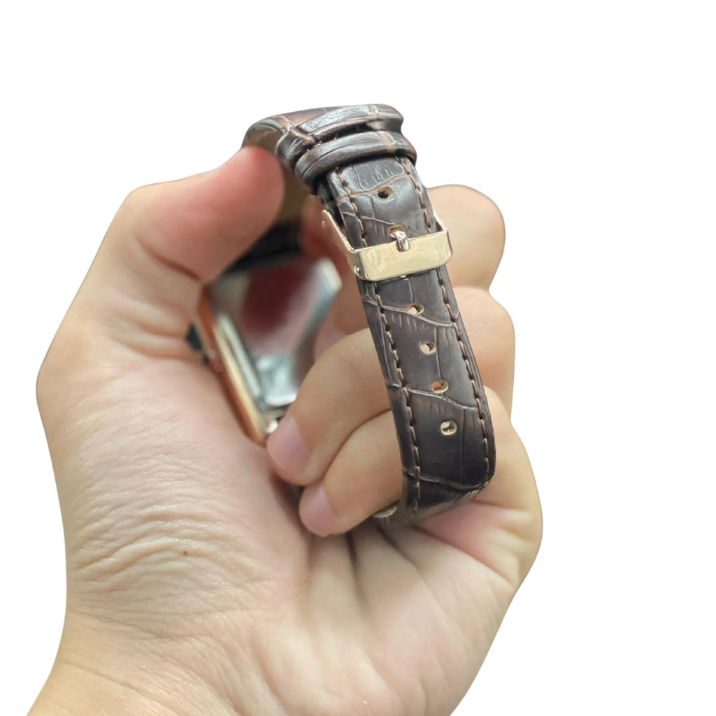 CTR Brown Leather Strap With Rich Detailed Brown Dial Watch