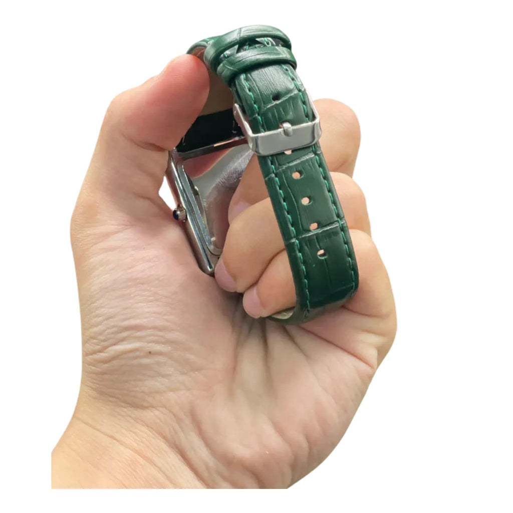 CTR Green Leather Strap With Rich Green Dial Watch