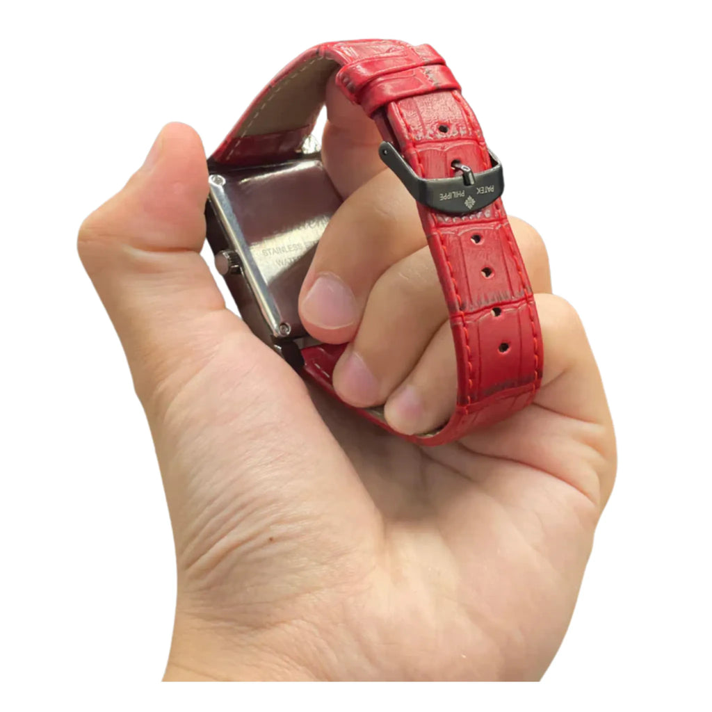 CTR Red Leather Strap With Striking Red Dial Watch
