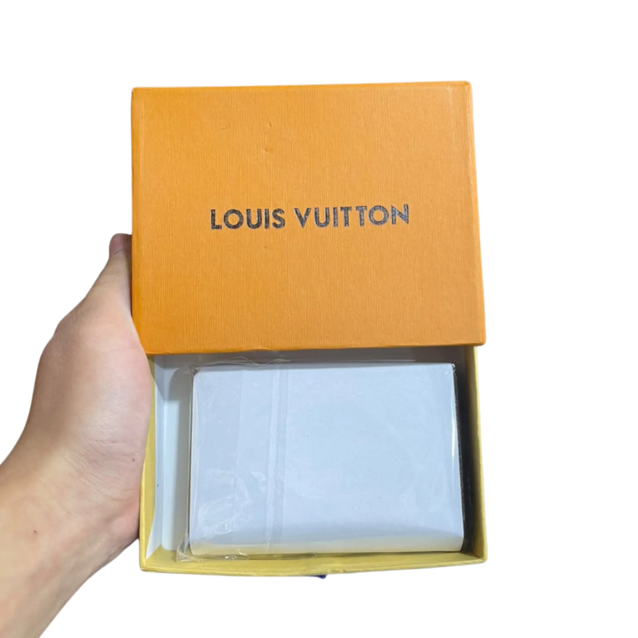 Classic Brown Checkered Bi-Fold Leather Wallet for Men LV