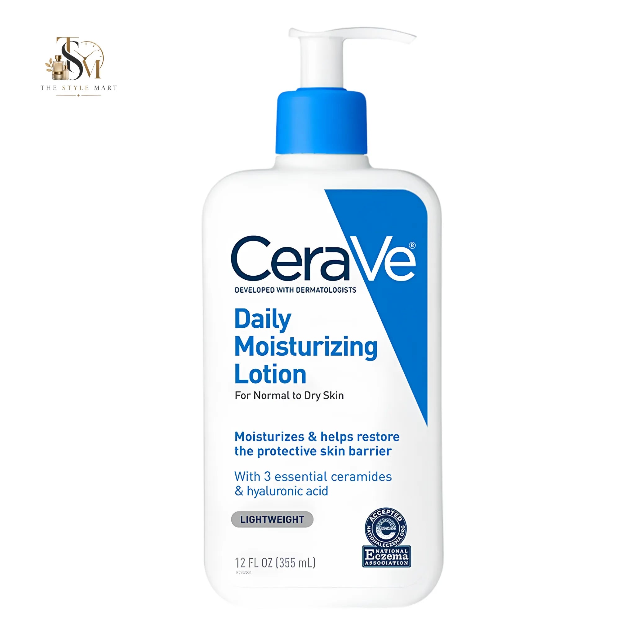 CeraVe Daily Moisturizing Lotion 355ml | Hydrating Face & Body Lotion for Normal to Dry Skin