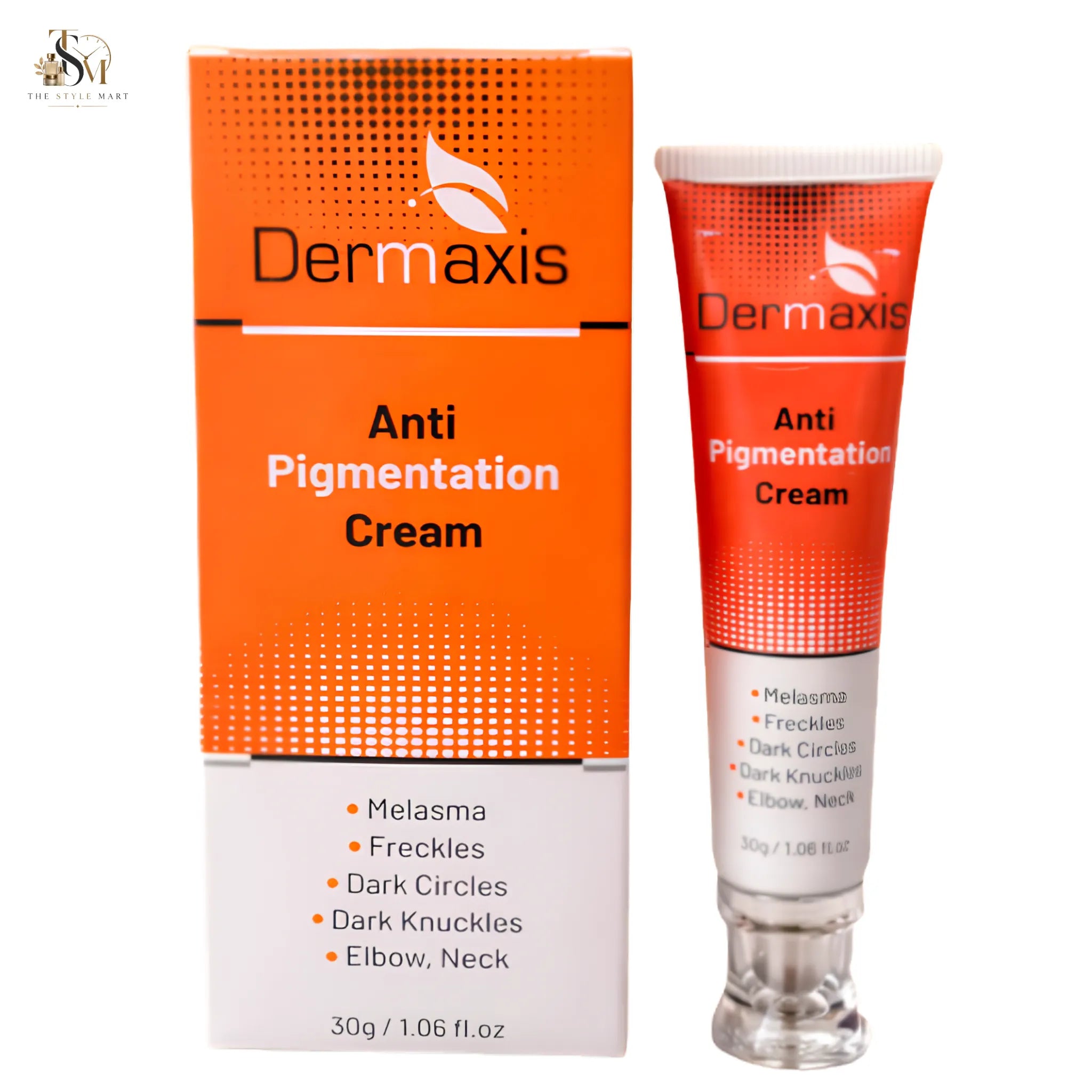 Dermaxis Anti Pigmentation Cream with Alpha Arbutin, Kojic Acid, Niacinamide, and Licorice Extract for melasma, dark spots, and uneven skin tone