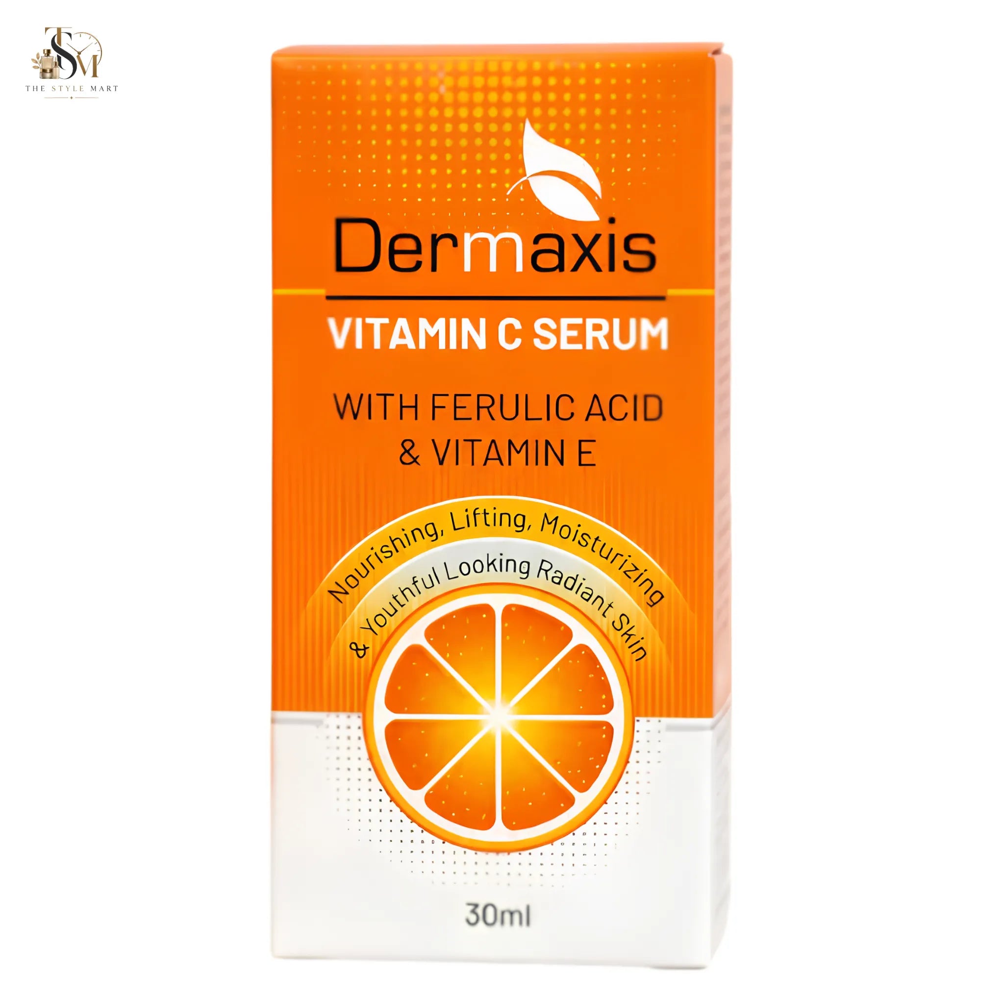 Dermaxis Vitamin C Serum with 10% Vitamin C, Ferulic Acid, Hyaluronic Acid, and Vitamin E for brighter, smoother, and radiant skin