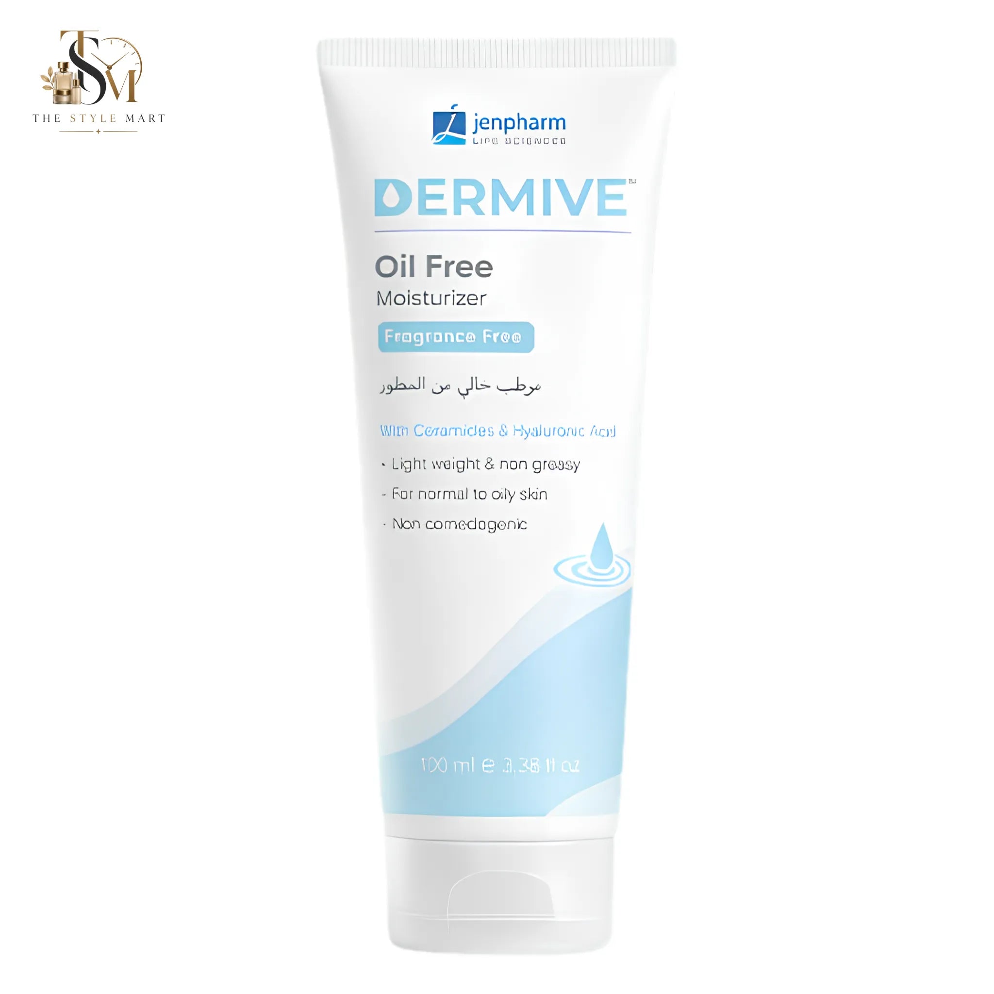 Jenpharm Dermive Oil Free Moisturizer 100ml | Fragrance Free