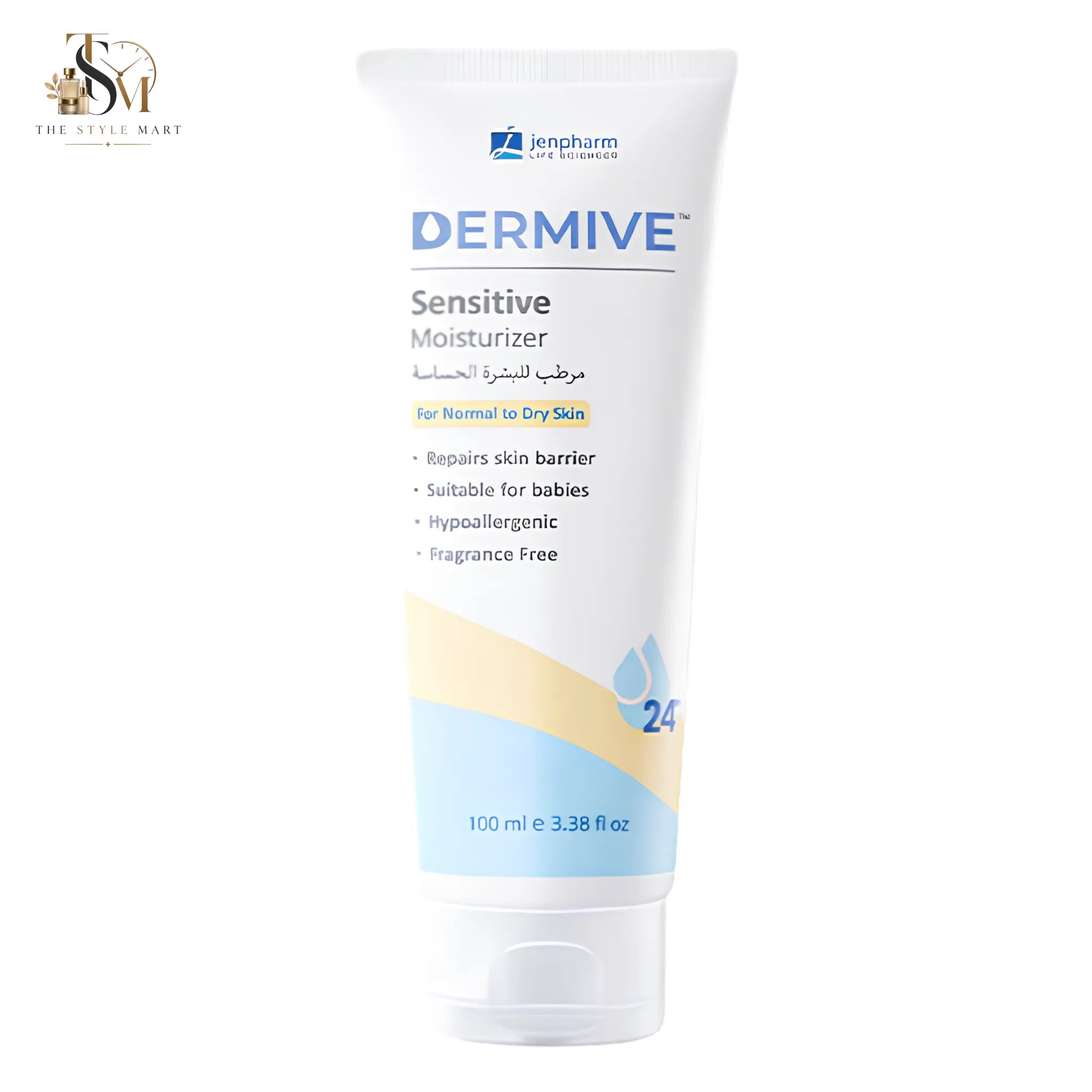 Jenpharm Dermive Sensitive Moisturizer 100ml for Sensitive & Dry Skin
