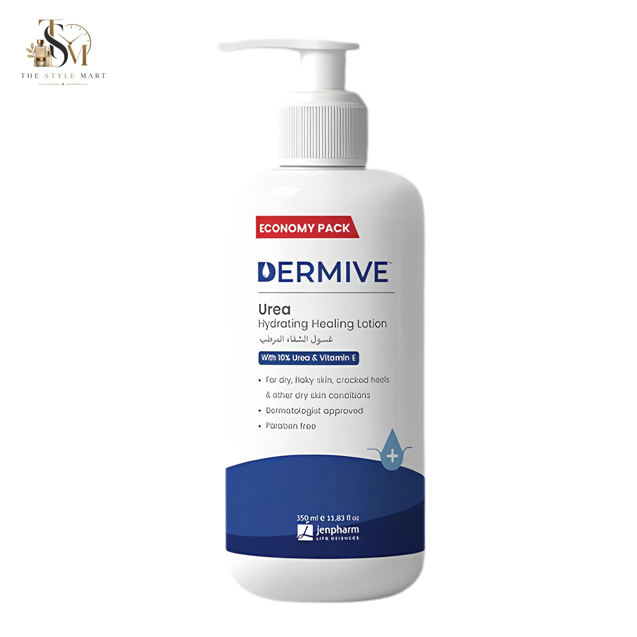 Jenpharm Dermive Urea Hydrating Healing Lotion 350ml | Economy Pack