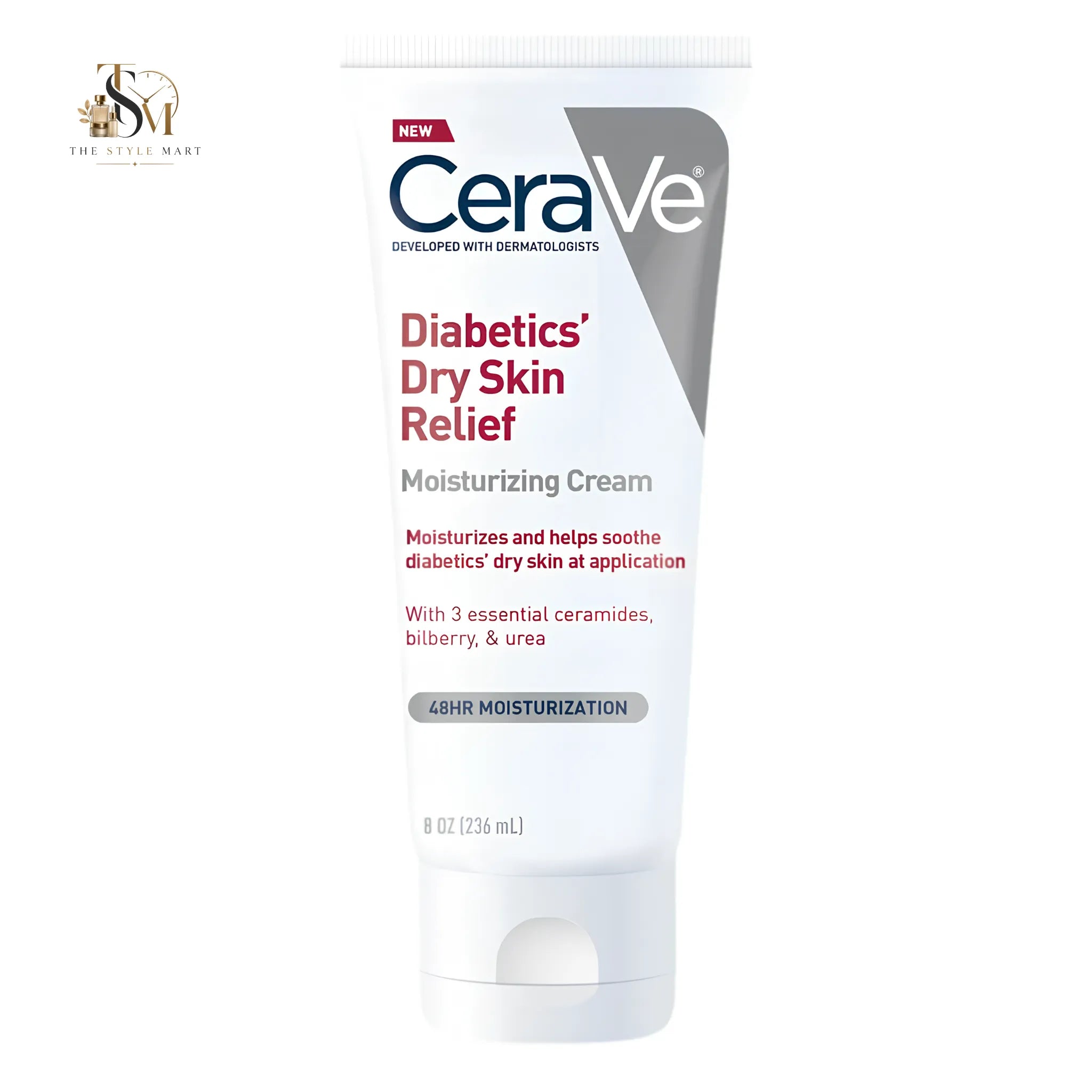 CeraVe Diabetics Dry Skin Relief Moisturizing Cream | Hydrating Cream for Very Dry Skin