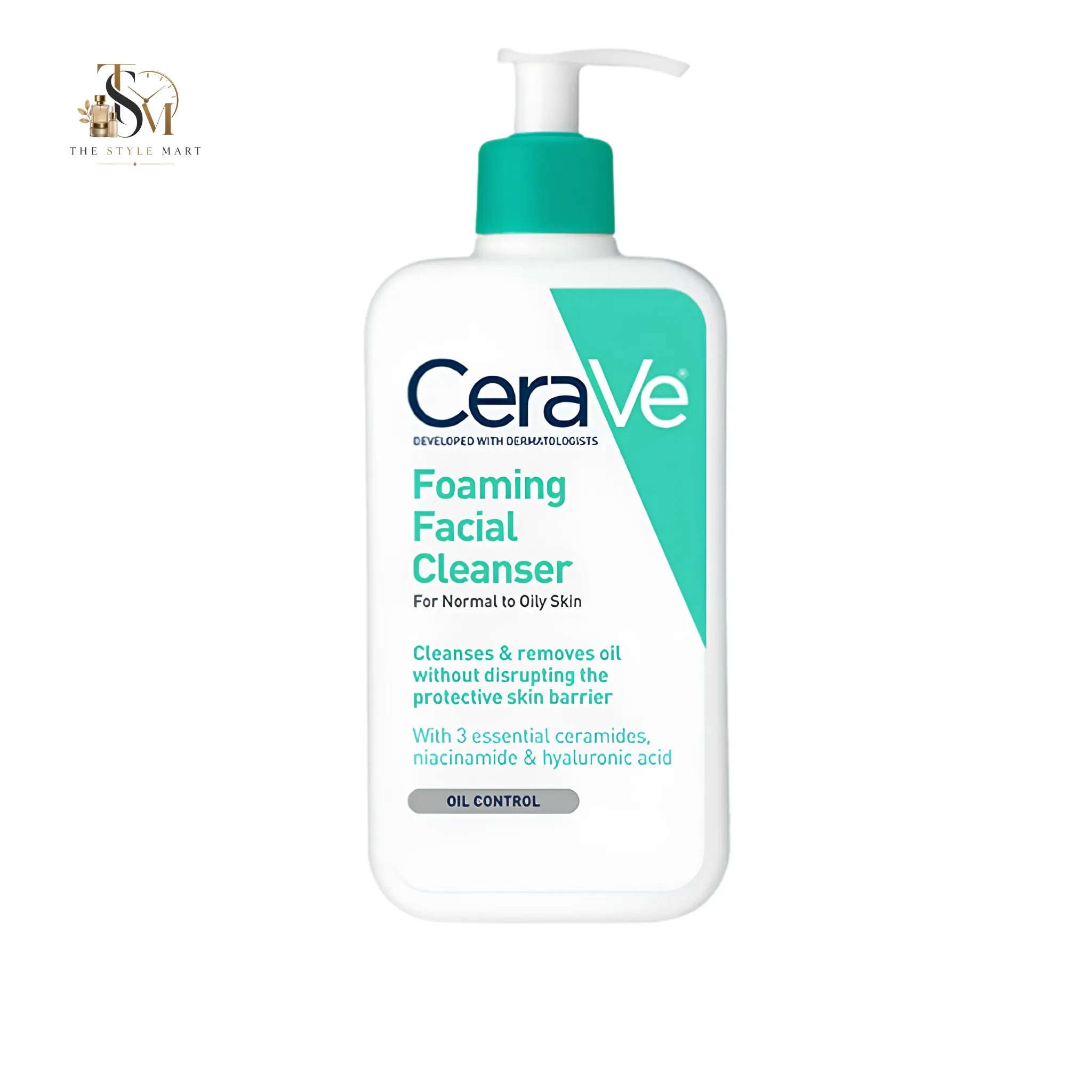 CeraVe Foaming Facial Cleanser | Face Wash for Normal to Oily Skin