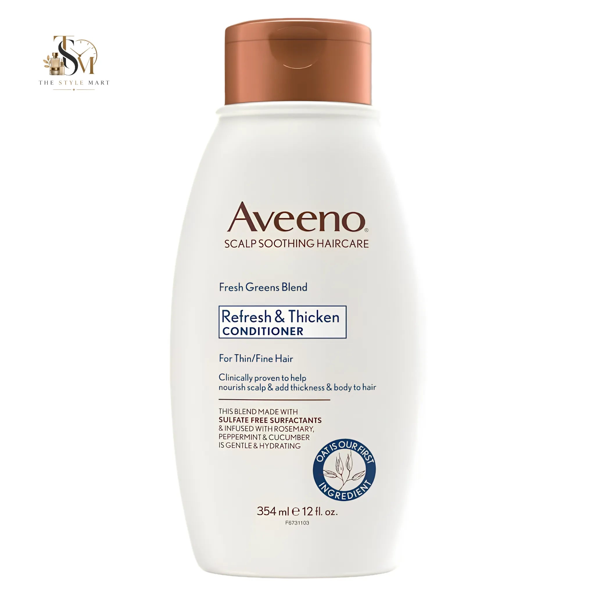 Aveeno Fresh Greens Blend Refresh & Thicken Conditioner 354ml