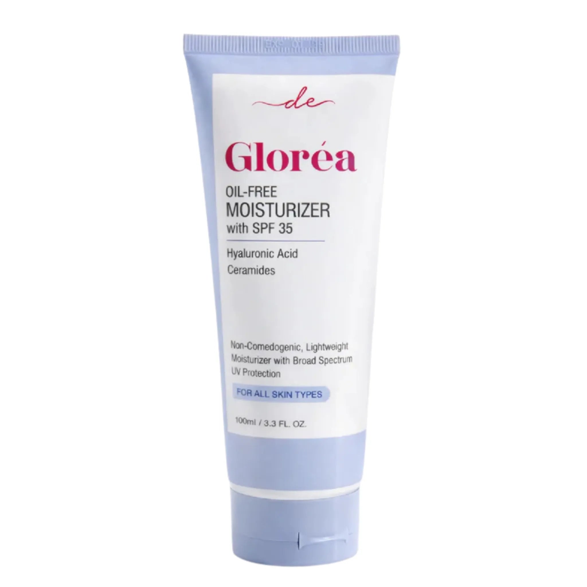 Derma Essence Glorea Oil-Free Moisturizer with Hyaluronic Acid & Ceramides 100ml