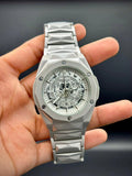 HB Silver Chain White Dial Watch – Classic Elegant Edition
