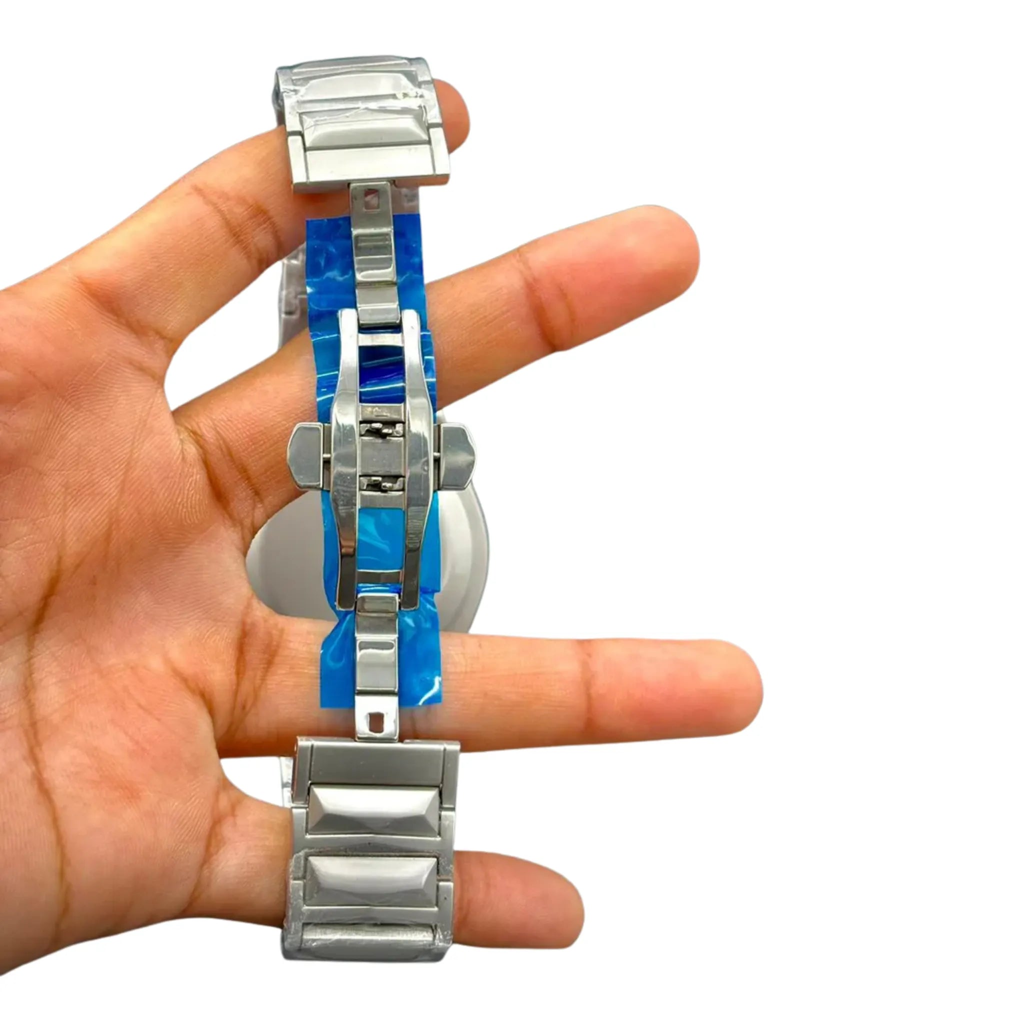 HB Silver Chain White Dial Watch – Classic Elegant Edition