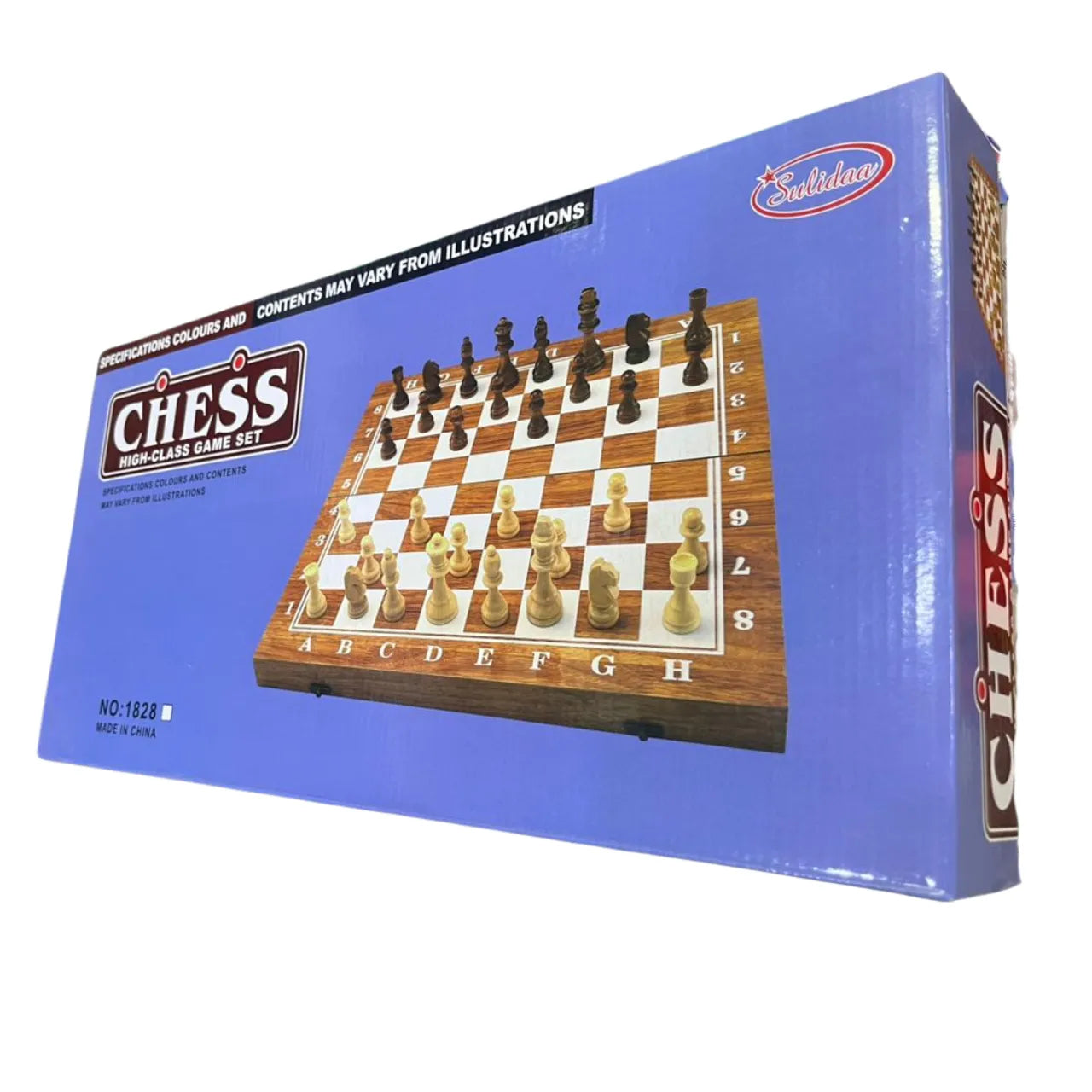 High Class Wooden Folding Chess Set