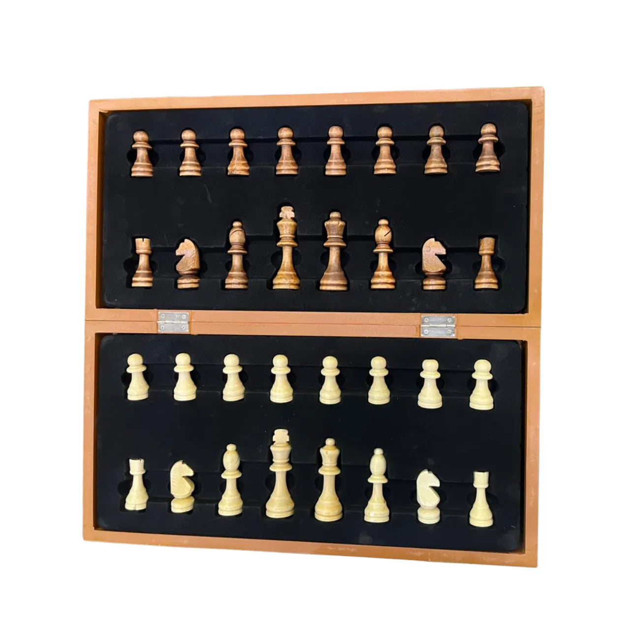 High Class Wooden Folding Chess Set