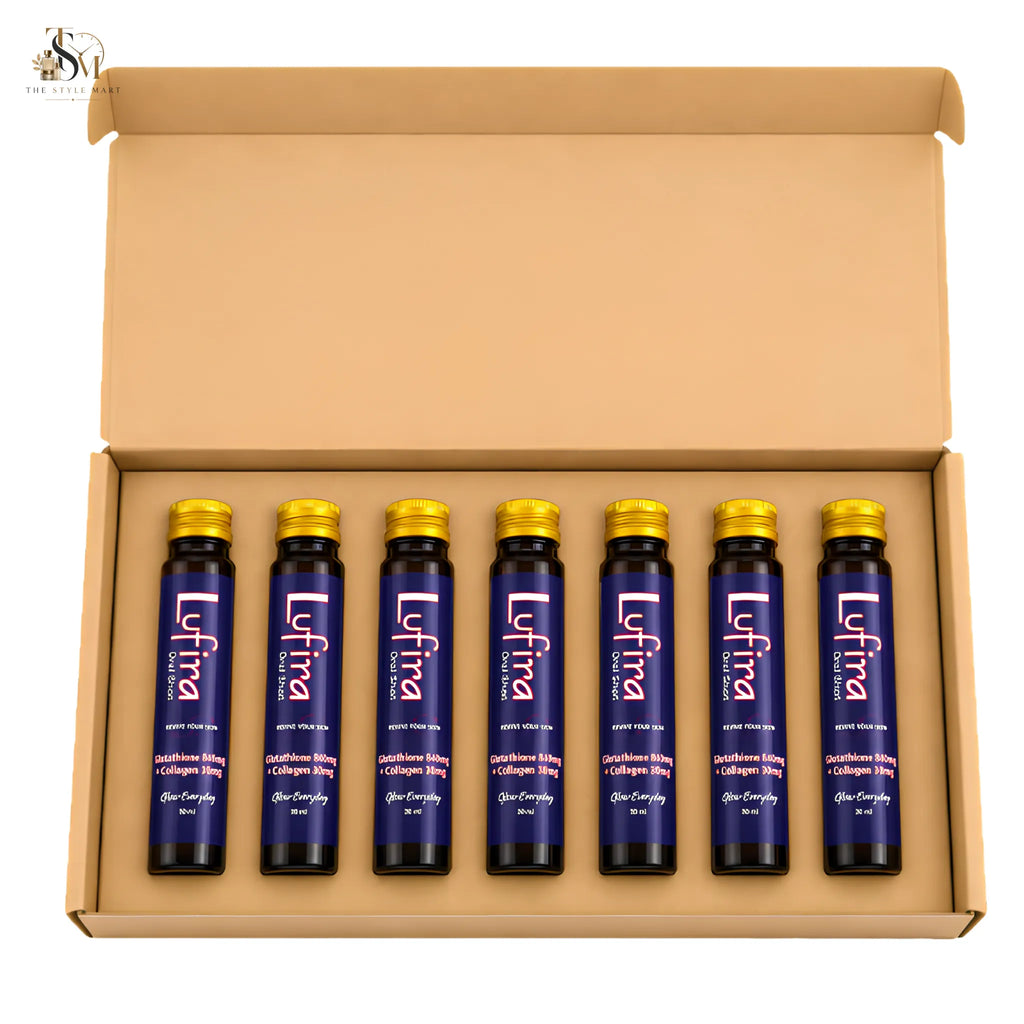 Lufira Oral Shots Pack of 7 for skin hydration, radiance, and a healthy-looking complexion
