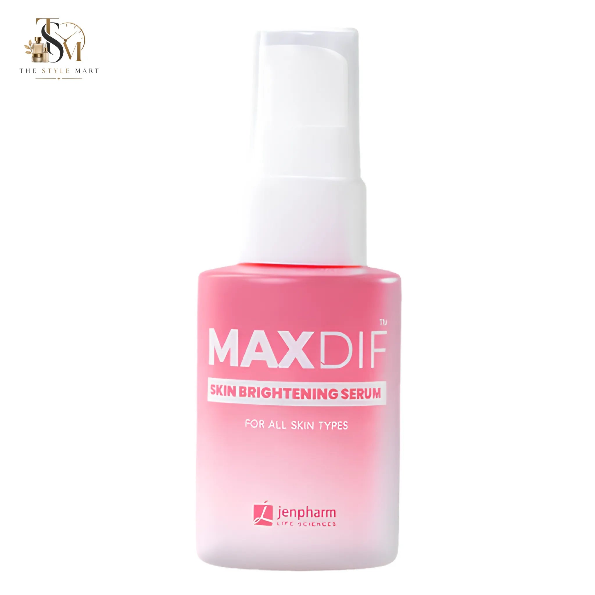 Jenpharm Maxdif Skin Brightening Serum 30ml | Vitamin C & Alpha Arbutin Serum for Dark Spots