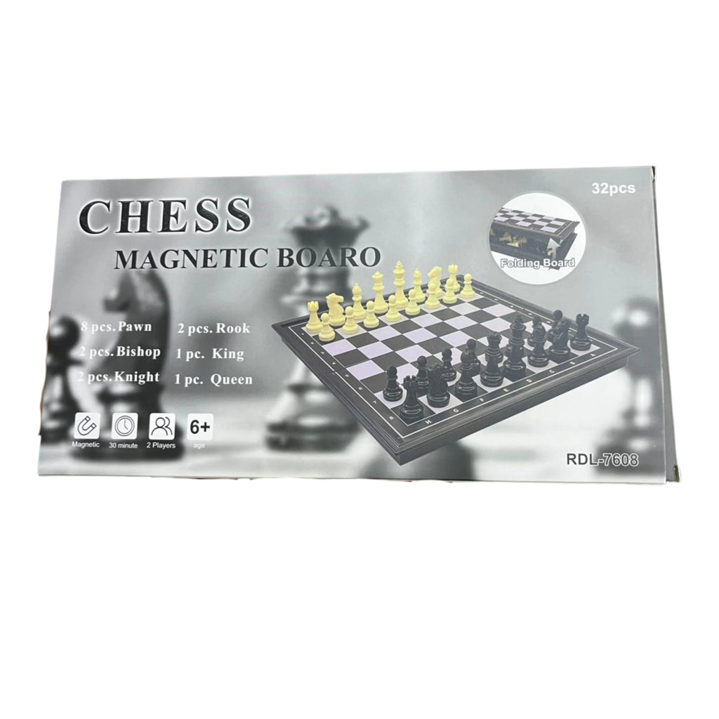Premium Magnetic Folding Chess Board Set 32 Pieces