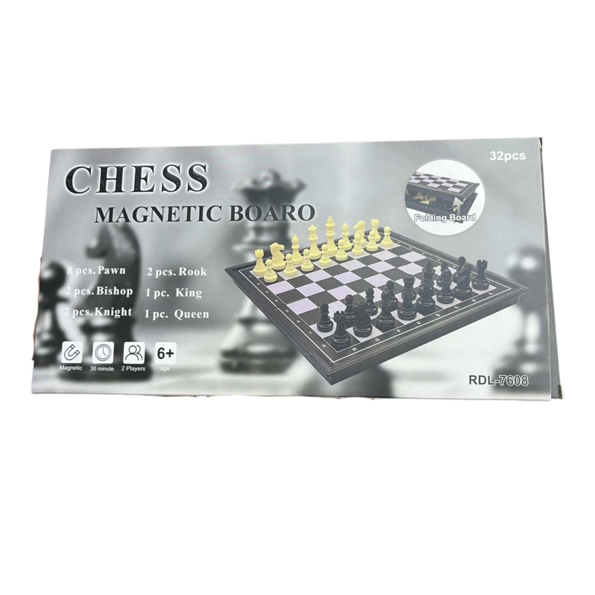 Premium Magnetic Folding Chess Board Set 32 Pieces