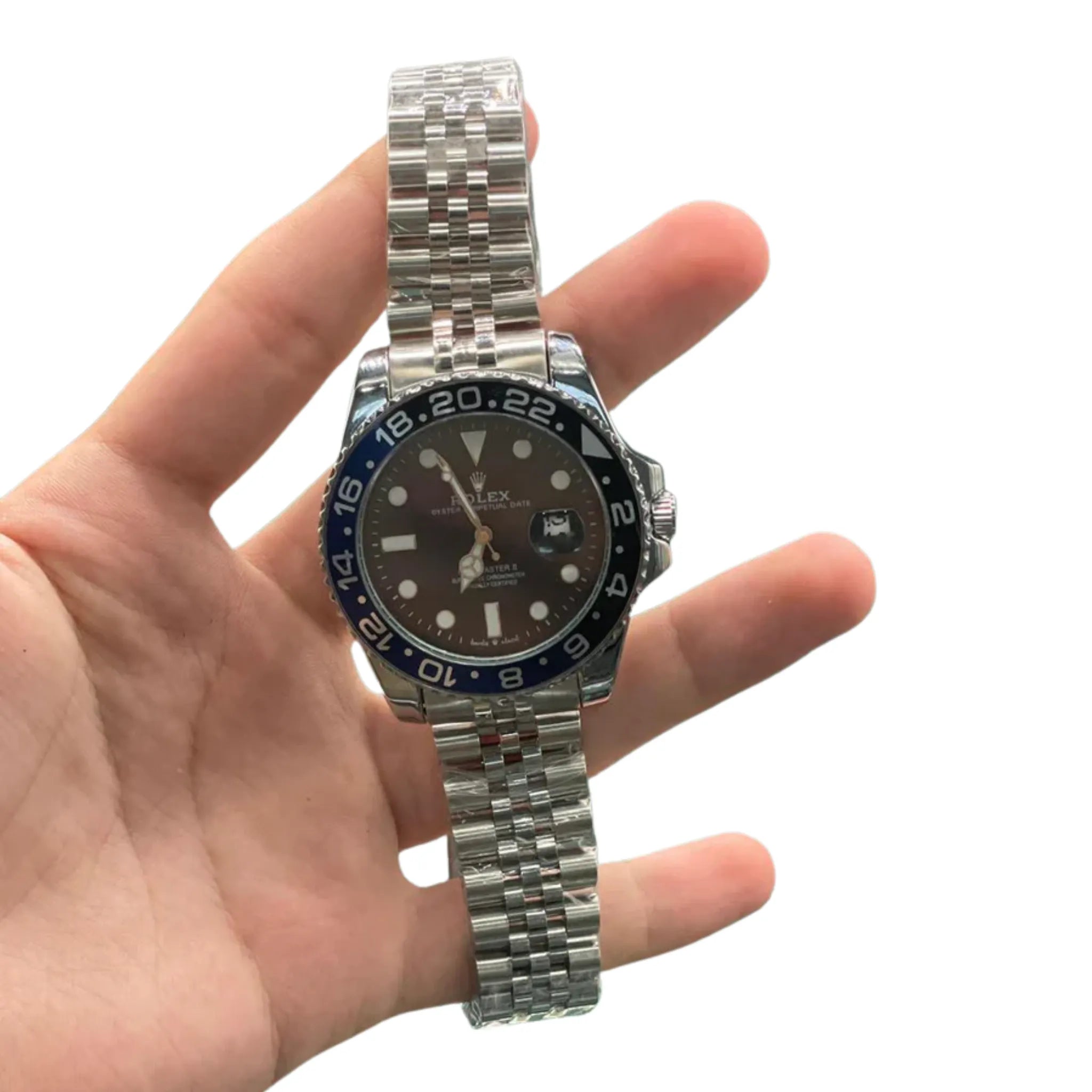 RLX Silver Chain With Black Dial BatGirl Edition Quartz Watch