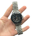RLX Silver Chain With Black Dial Semi Automatic Bruce Wayne Style Watch