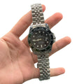 RLX Silver Chain With Black Dial Sprite Edition Quartz Watch