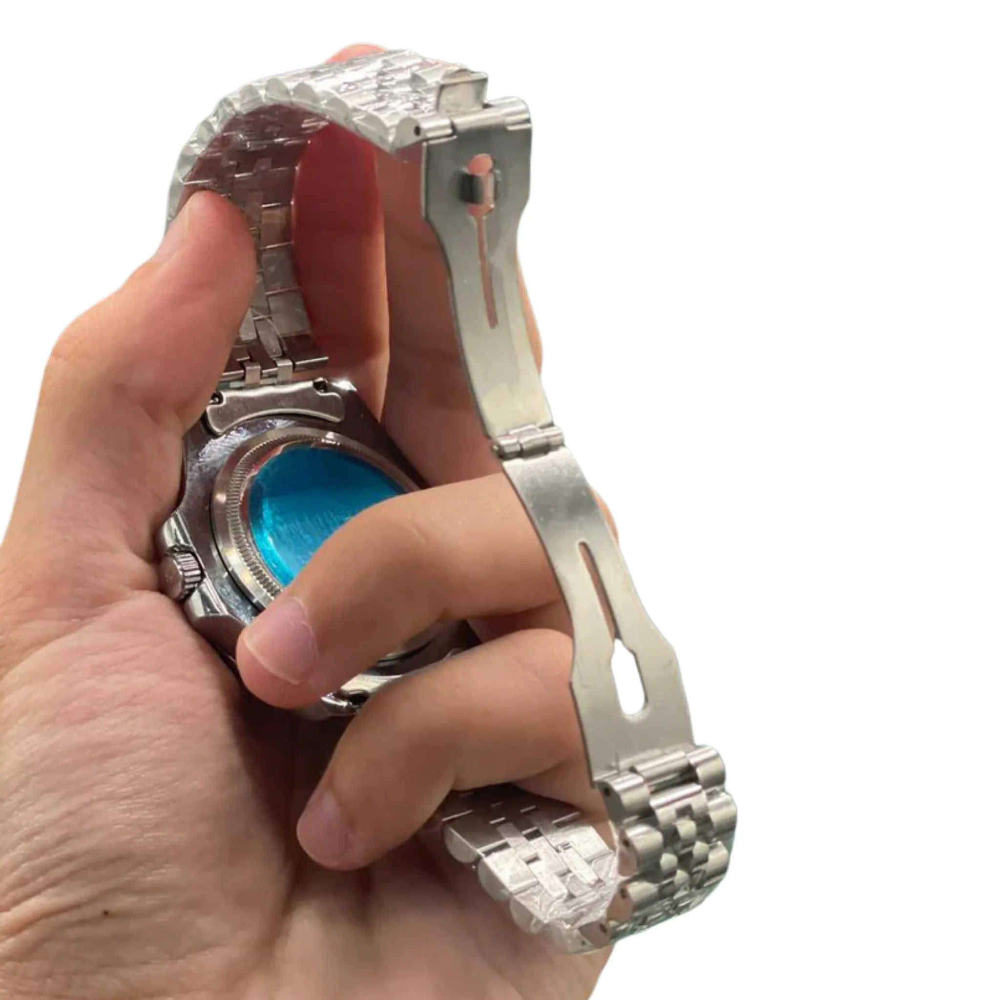 RLX Silver Chain With Black Dial Sprite Edition Quartz Watch