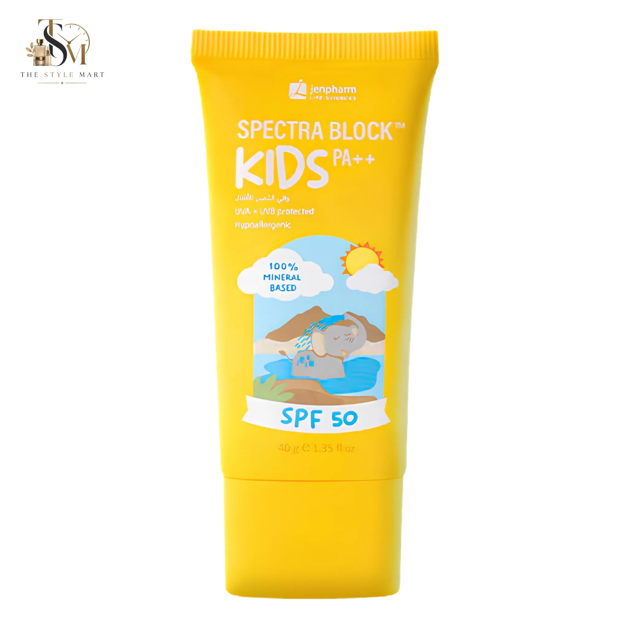 Jenpharm Spectra Block Kids SPF 50 Mineral Sunscreen 40g