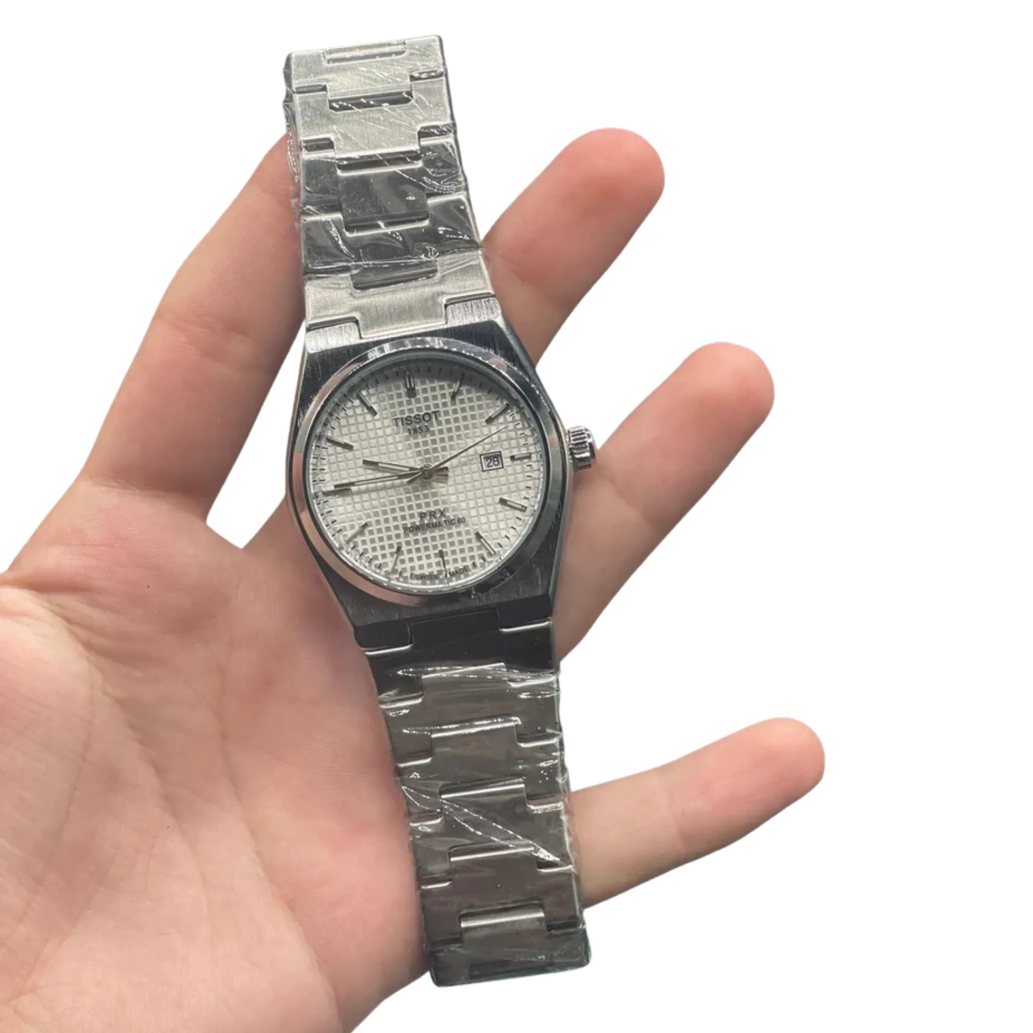 TST Silver Automatic Luxury Watch – Premium Elegant Edition