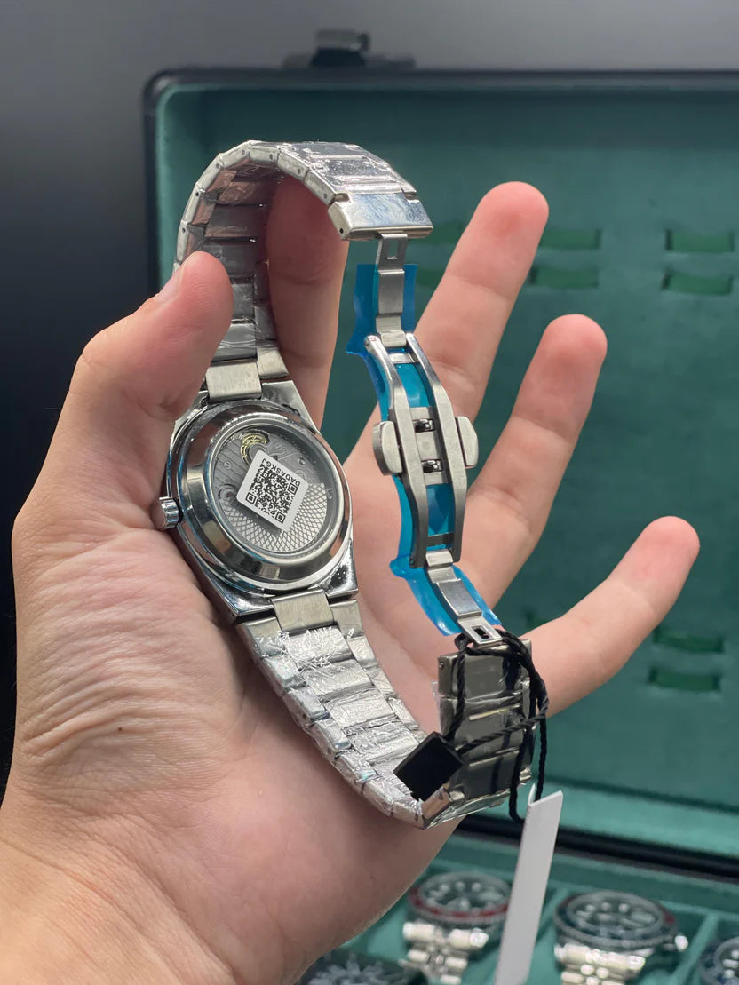 TST Black Automatic Stainless Steel Watch – Luxury Edition