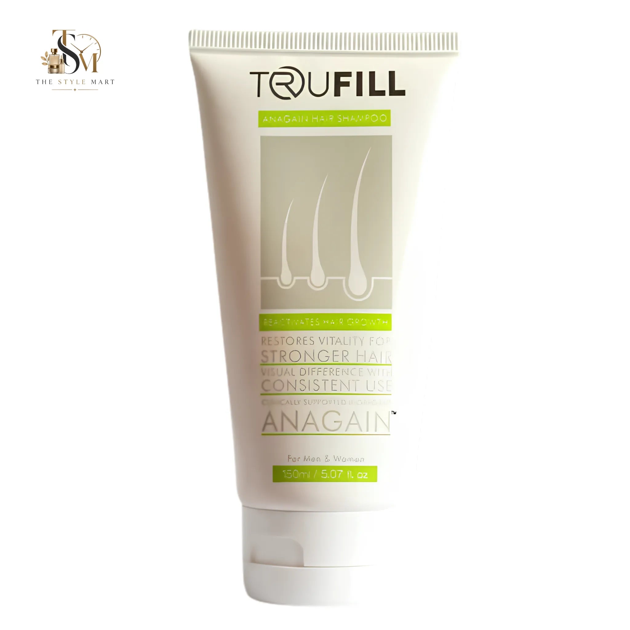 Glitzderm Trufill Anagain Shampoo for Hair Growth, Hair Fall & Thicker Hair